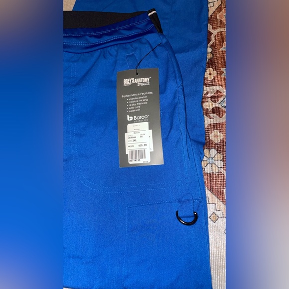 88) NWT GREY'S ANATOMY BYBARCO Spandex Stretch Kim Straight Leg Pant - Picture 13 of 16